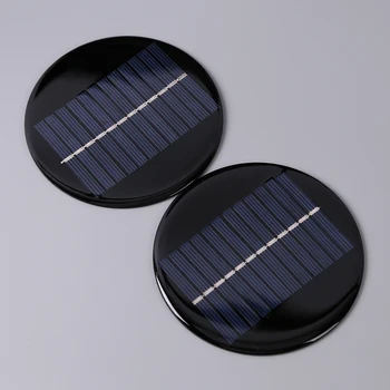 2021 Nueva 6V 0.8 W Módulo para la Célula Solar Círculo alrededor de Epoxi BoardEpoxy de Polisilicio Panel Solar Módulo de 100mm de Diámetro para el BRICOLAJE