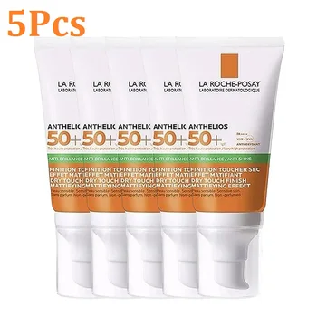 5PCS La Roche-Posay protector solar SPF50+ Control de Aceite Ligero Y No Graso Adecuado Para pieles grasas Y Mixtas de la Piel NO-Polarizado 50ML