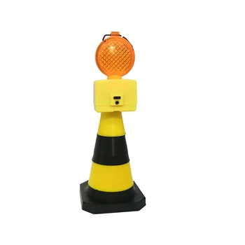 70mm de Tráfico de la Carretera de Cono con Luz de Advertencia para 1/14 LESU Huina K336 K966 K970 RC Excavadora Cargador de la Señal de Tráfico de Barricada Partes