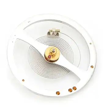 7S26 7009 Reloj de la Rueda de Balance con Espiral Pieza de Repuesto para 7S26/7009 Movimiento de Reloj de la Herramienta de Reparación de Accesorios para Relojero