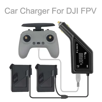 Cargador de coche Para DJI FPV Inteligente de Carga de la Batería Hub FPV Coche Conector USB del Adaptador Multi Cargador de Coche