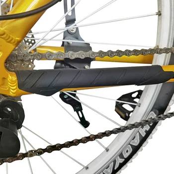 Cuadro de la bicicleta Protector de Pegatinas de MTB del tubo vertical de la Protección de la Cadena de Protección de Silicona de Protección de Pegatinas de Accesorios de Bicicletas