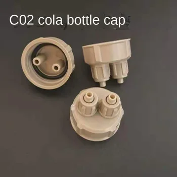 DIY Difusor de Aire del Generador de ToolAquarium Sistema de CO2 Tubo de la Válvula de Calibre Tapón de la Botella Acuario de la Tapa de la Botella de Tanque de Peces Vivos de la Planta