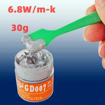 GD007 Botella Pequeña de pasta Térmica 30g de Grasa de Silicona, Utilizado para el Procesador, Enfriador de Agua, Radiador de Calor de la CPU de la Disipación de Grasa