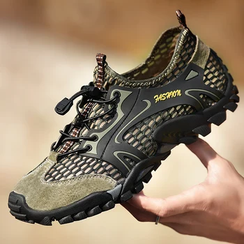 Impermeable Zapatos de Senderismo de los Hombres No-el deslizamiento Rápido en Seco Aguas Arriba de los Zapatos de Escalada en Roca Zapatillas Unisex Viaje al aire libre Senderismo Zapatos