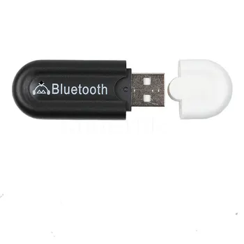 Kit de Coche Bluetooth Receptor v4.0 de Audio Estéreo de 3,5 mm Adaptador Dongle USB Inalámbrico Adaptador Para Coche AUX manos libres Reproductor de Música MP3