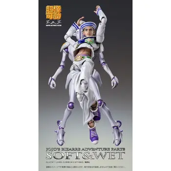 Original MEDICOS Super Acción de la Estatua de JoJolion Jojo's Bizarre Adventure Part8 Josuke Higashikata Suave y Húmeda, Modelo de la Colección de Anime