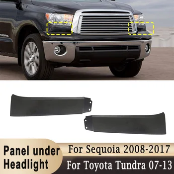 Para Toyota Tundra 2007-2013 para Sequoia 2008-2017 Parachoques Delantero Panel Debajo de los Faros Placa Junto a la Rejilla de Llenado de los Paneles de ajuste