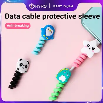 RYRA de Carga Protector del Cable Para el Cable de Teléfono de Pie Lazos de Cable Winder Clip Para Ratón USB Cargador de Gestión de la Médula Organizador de Cables