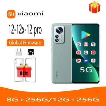 smartphone 5G xiaomi 12 pro-12-12X (Qualcomm Snapdragon 8 Gen1 MIUI 13 de pantalla completa con cable de carga rápida de 120w inalámbrica 50W -12pro)