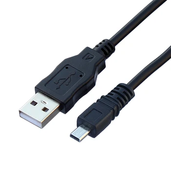 UC-E6 Cámara Digital Cable de Datos USB Mini 8 Pin Cable de Datos para Nikon CoolPix Fuji, Panasonic, Olympus, Sony 1M 1.5 M