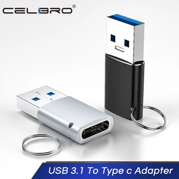 USB Adaptador de corriente USB 3.1 Macho A USB Tipo C, Hembra-Adaptador de corriente para Portátil Samsung Nota 20 S20 Ultra Xiaomi Auricular Adaptador USB
