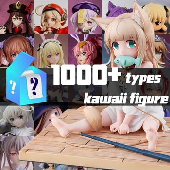 1000 TIPOS de Misterio Cuadro de la Figura de Anime Kawaii Girl PVC Figura de Acción de Adornos Juguetes de 18 a Ciegas SOLO la Caja de Juguetes