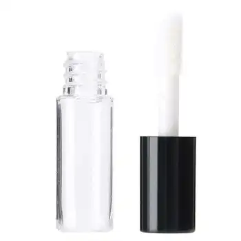 10pcs/45pcs 1.2 ml de Plástico Transparente Brillo de Labios Tubo de Bálsamo para los Labios la Botella Portátil de Vacío Contenedor de Cosméticos de Maquillaje Lipgloss Tubos