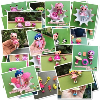8 cm de la muñeca de Nuevo Lalaloopsy Mini Lala Princesa Muñeca Figura Muñecas Para Niñas Juguetes de Niños Mini Muñecas de la Chica, el Juguete de los Niños Regalos