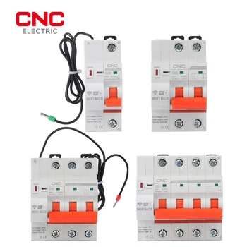CNC YCB9ZF 2P3P4P WiFi Inteligente Interruptor de Circuito Corto Circuito de Protección Temporizada de Smart Reenganche del Interruptor de Control Remoto