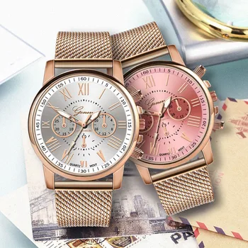Correa De Acero Inoxidable Relojes Para Las Mujeres De Lujo De 2020 Oro Rosa Dial Reloj De Pulsera De Cuarzo De Las Señoras De La Pulsera De Reloj Mujer Relogio