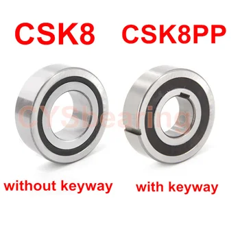 CSK8PP CSK8 CSK8P 8x22x9mm mecanismos de apoyo Rodamiento unidireccional con Chavetero Sprag Libre tope de Embrague