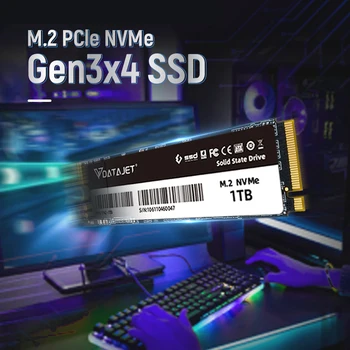 DataJet M. 2 PCIe NVMe SSD de 256 gb M. 2 2280 2280 PCIe 3.0 x 4 128GB de 512 GB, 1TB Unidad de Estado Sólido Disco para el ordenador Portátil de Escritorio TLC