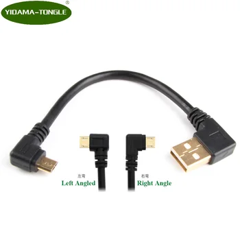 Datos Cable de carga Micro USB del Teléfono Móvil de la Tableta Universal de Carga de Doble barra Curva en la Línea 2A Rápido Cable de Carga