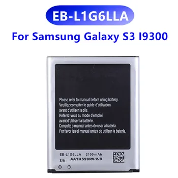 EB-L1G6LLA EB-L1G6LLU Batería Original Para Samsung I9300 GALAXY S3 I9308 L710 I535 Genuino Teléfono NFC Batería de 2100mAh