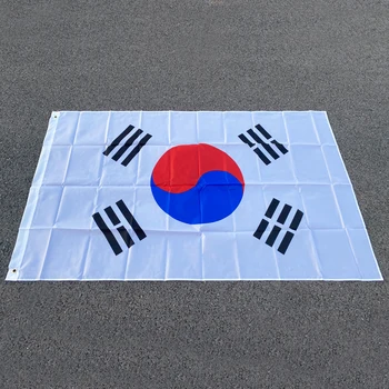 envío gratis aerxemrbrae bandera 90 x150cm Corea del Sur coreano de la Bandera Bandera de Banderas de Alta Calidad de los Tejidos de Poliéster