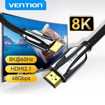 Intervención HDMI 2.1 Cable 8K 4K 48Gbs Hdmi de Alta Velocidad de Cable Digital para HDR10+ Interruptor de PS4/5 Caja de TV HDMI 2.1 Cable Divisor