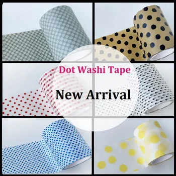 Kailikin amplia punto de la serie de washi tape para BRICOLAJE decoración de la nueva llegada dot washi cinta de papel