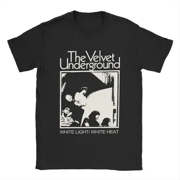 La Velvet Underground, Banda de Camiseta para hombre 100% Algodón de la Novedad de la T-Shirt Cuello Redondo Camisetas de Manga Corta Ropa Impresa
