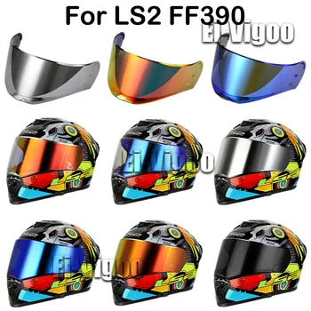 LS2 FF390 Interruptor de casco integral de la lente extra casco con visera Anti-niebla película de agujeros sólo para LS2 FF390 cascos de moto