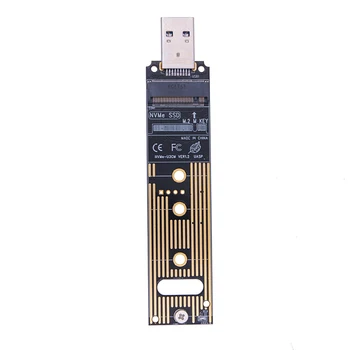 M. 2 NVME SSD USB 3.1 Adaptador de 10Gpbs USB3.1 M. 2 NVME Para USB 3.0 Interno de la Tarjeta del Convertidor JMS583 Chip para PCI-E/M. 2 Nvme SSD