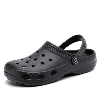 MHYTY Croc nuevas sandalias de los hombres de gran tamaño de la playa de zapatos de los hombres usan a las mujeres casual de flip-flops jardín zapatos de parejas