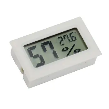 Mini LCD Digital de Temperatura Electrónico HygrometerIndoor Temperatura Humedad Mimtion Planificador Ambiental Interior Sensor de Temperatura