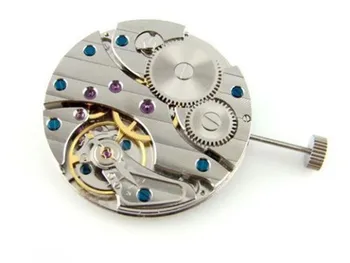 movimiento de reloj de 17 Joyas de la mecánica de Asia 6497 Mano-movimiento de cuerda ajuste de reloj de los hombres reloj de pulsera de los hombres