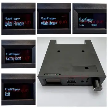 Más reciente FlashFloppy firmware V3.38 GOTEK emulador de Disquetera con OLED AMIGA GOTEK de la UNIDAD de GRANDES 0.96 OLED - botón GIRATORIO