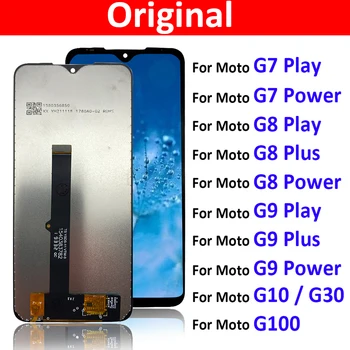 Original de la Pantalla LCD de la Pantalla Táctil del Reemplazo del Digitalizador Asamblea Para Motorola Moto G-10 G30 G100 G7 G8 G9 Poder Jugar Además