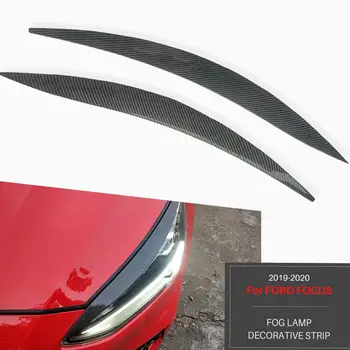 Para Ford Focus MK4 Faro Delantero Cejas, Párpados Accesorios ABS Pegatinas Tira de ajuste de los Faros del Coche Estilo 2019 2020 2021