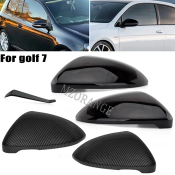 para VW Golf 7 MK7 7.5 GTI para Touran 2013-2020 Lado del Espejo de la Vista Posterior de la Cubierta de Tapas Retrovisor Golf 7 Espejo Herramientas Case Accesorios