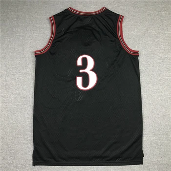 Personalizadas Camisetas de Baloncesto NO 3, Allen Iverson, Camisetas Tenemos Su Nombre Favorito Patrón de Bordado de Malla Deportes Ver Video del Producto