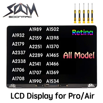 Portátil Pantalla de Visualización del LCD para el MacBook Pro de Aire A1706 A1708 A2337 A2338 M1 A1932 A2179 A1989 A2159 A2251 A2289 A1398 A1465