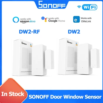SONOFF ZigBee, WiFi, Sensor de Puerta Sensor de Ventana SNZB-04 DW2-RF Inteligente de Seguridad en el Hogar Sistema de Control Remoto Con SONOFF Puente EWeLink