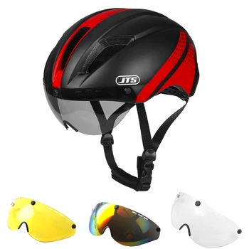 Ultra-ligero casco de Bicicleta de Hombre y Mujer de Bicicletas Integrado de la Carretera de Ventilación de Seguridad en los Deportes de Ciclismo casco Magnético Ojo Prote