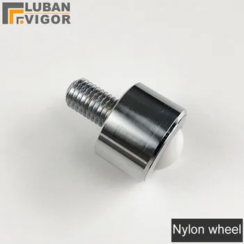 Universal de rodamientos de Transferencia de bola de nylon bola de ruedas de Silencio Universal de rueda tornillo de cilindro flexible resistente de la Máquina de la rueda