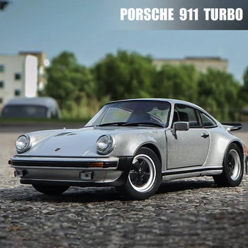 WELLY 1:24 1974 Porsche 911 Turbo 3.0 de Aleación Modelo de Coche Diecasts & Vehículos de Juguete Recoger el Coche de Juguete de Niño regalos de Cumpleaños